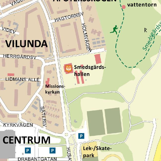 Väsbyskolans sporthall, Skolvägen 11