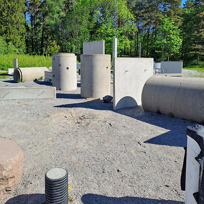 Vy över parkourbana