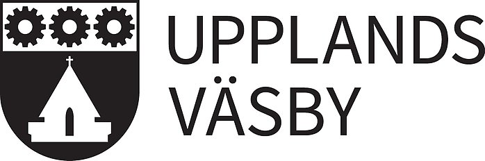 Kommunens logotyp i svartvit färg.